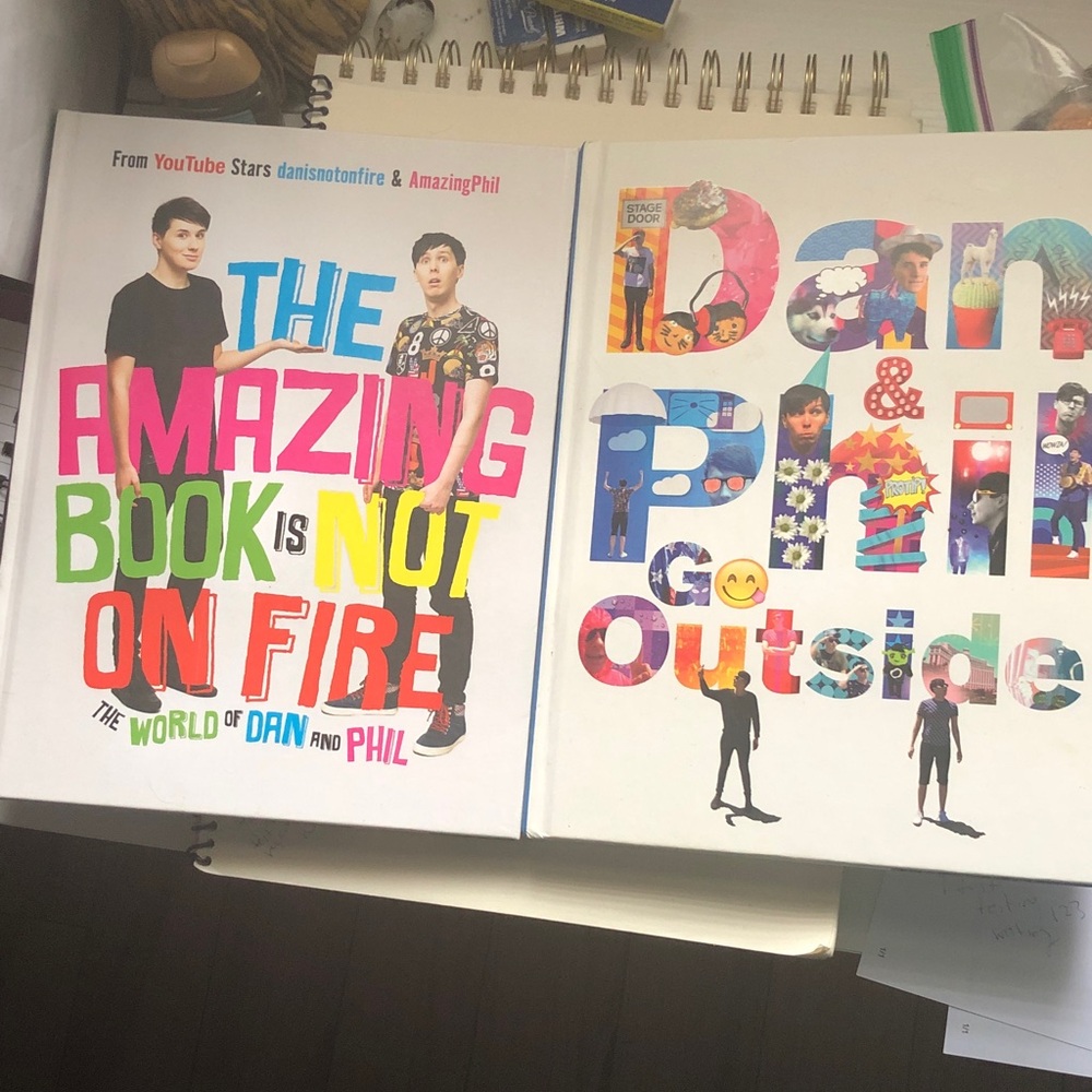 The Amazing Book Is Not On Fire and Dan and Phil Go Outside